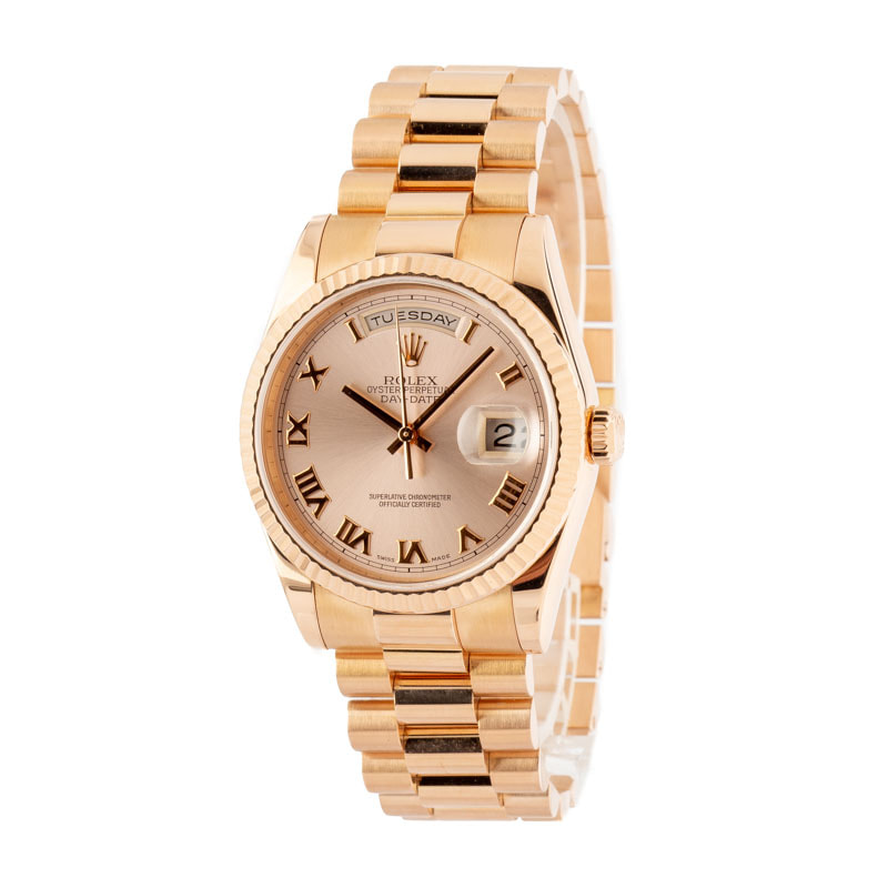 Rolex Day-Date 118235 18k Everose Gold