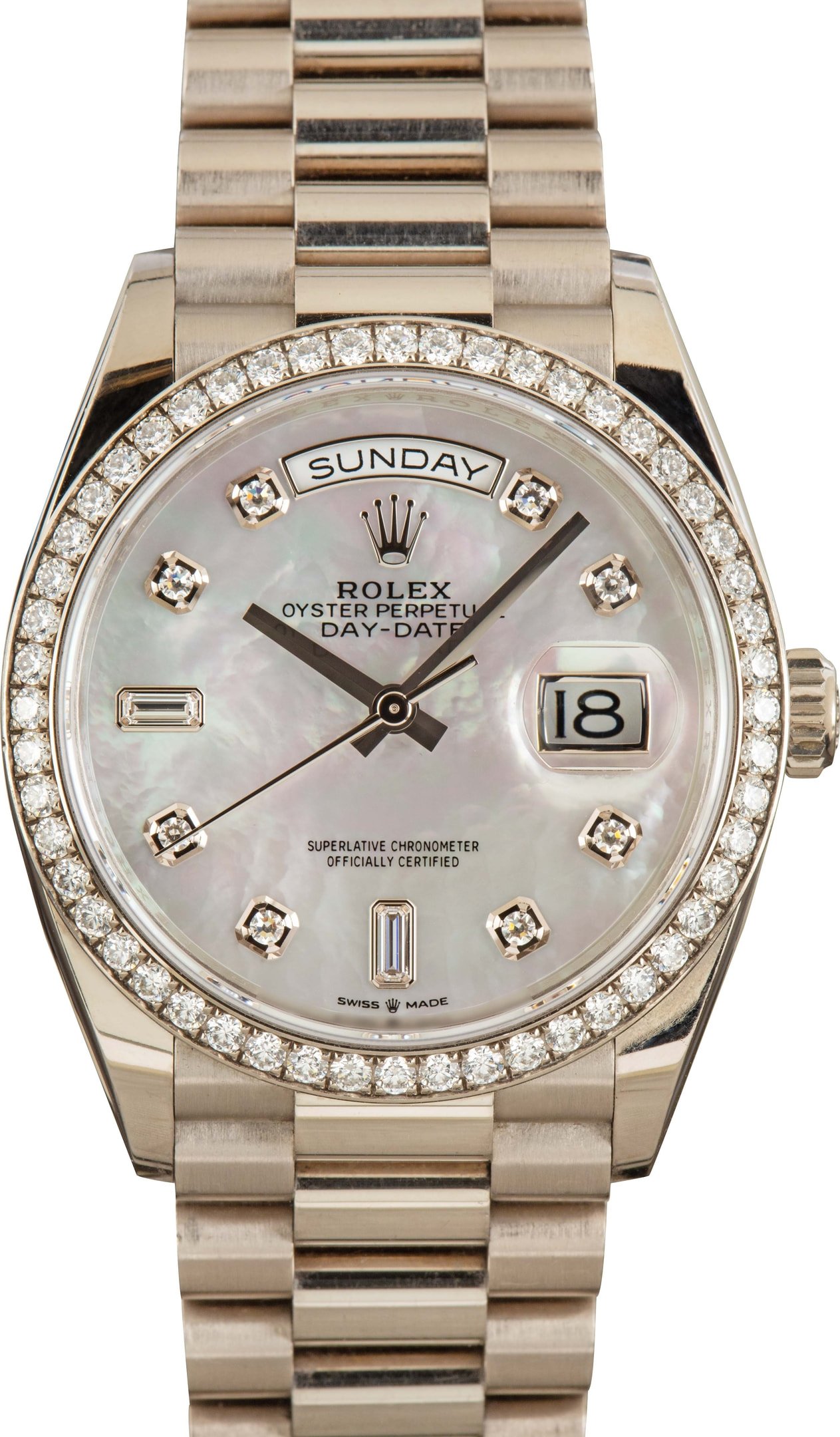 Rolex President 128349 Diamond Dial