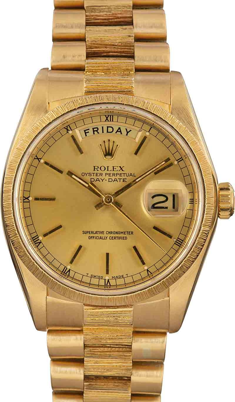 Rolex day date on sale bark