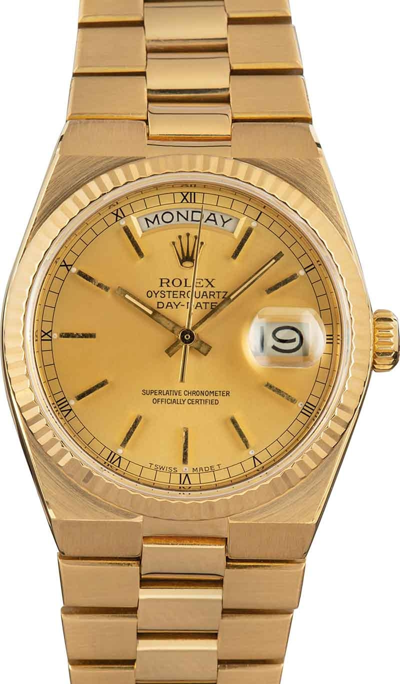Buy Used Rolex Day-Date 19018 | Bob's Watches - Sku: 160672