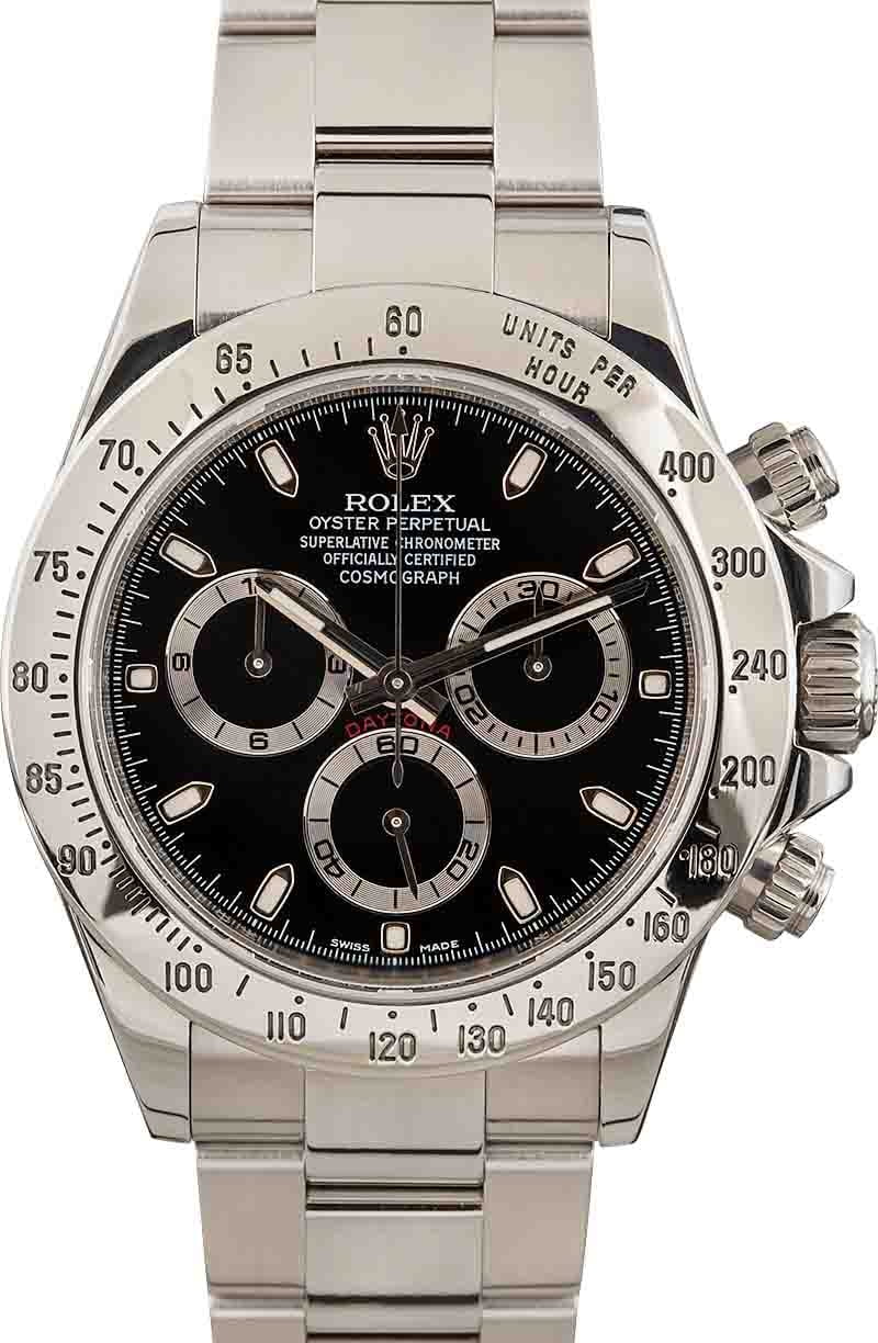 Buy Used Rolex Daytona 116520 | Bob's Watches - Sku: 155907