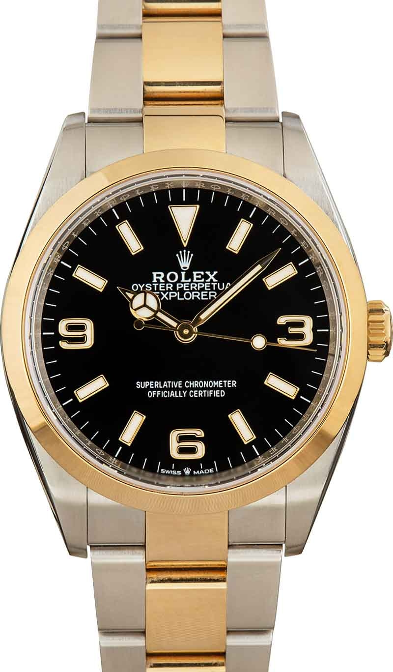 Rolex Explorer 124273 Black Arabic Dial