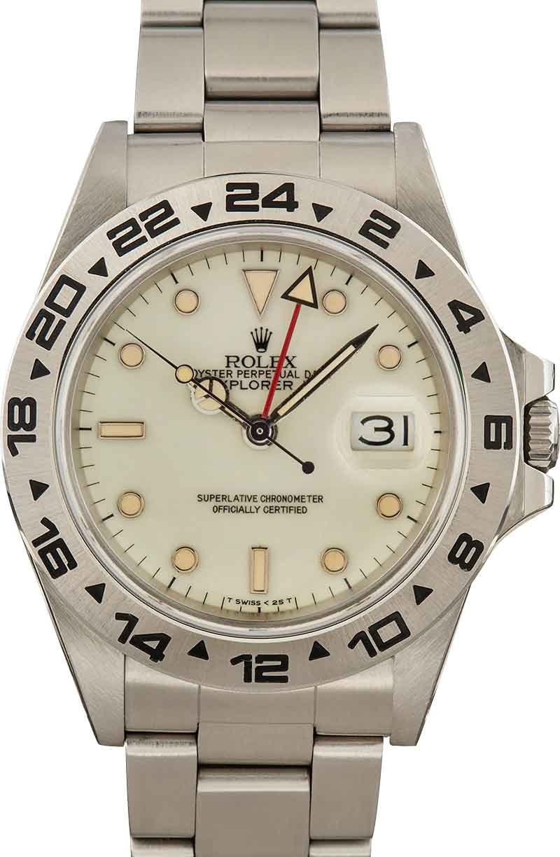 Buy Used Rolex Explorer II 16550 Bob s Watches Sku 161963