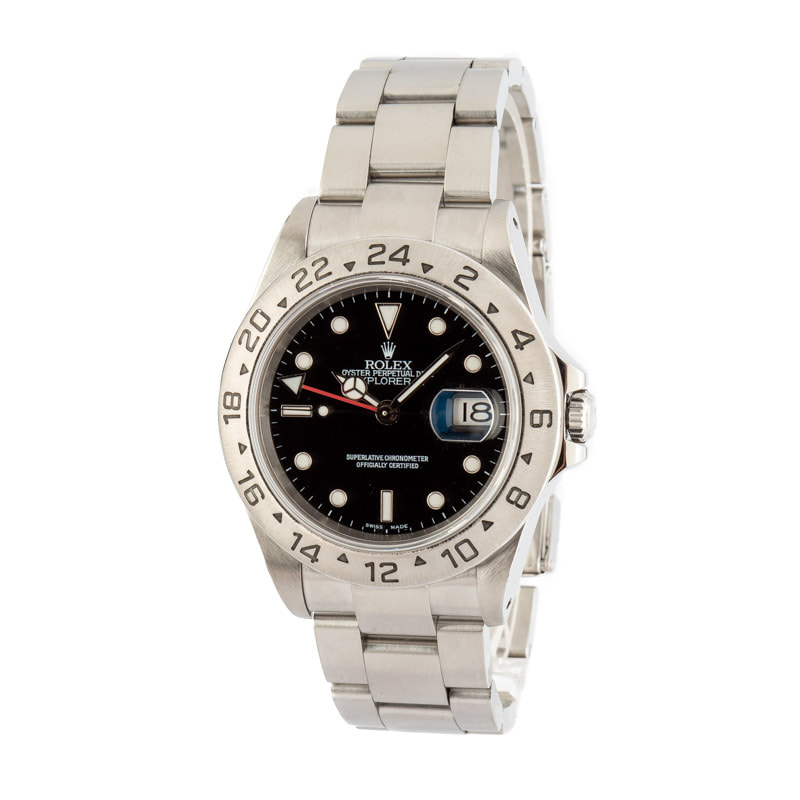 Rolex Explorer II Ref 16570 Stainless Steel