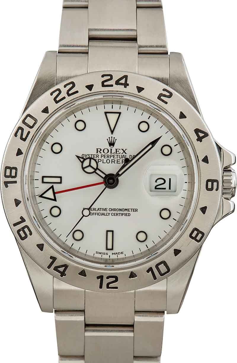 Buy Used Rolex Explorer II 16570 | Bob's Watches - Sku: 162850