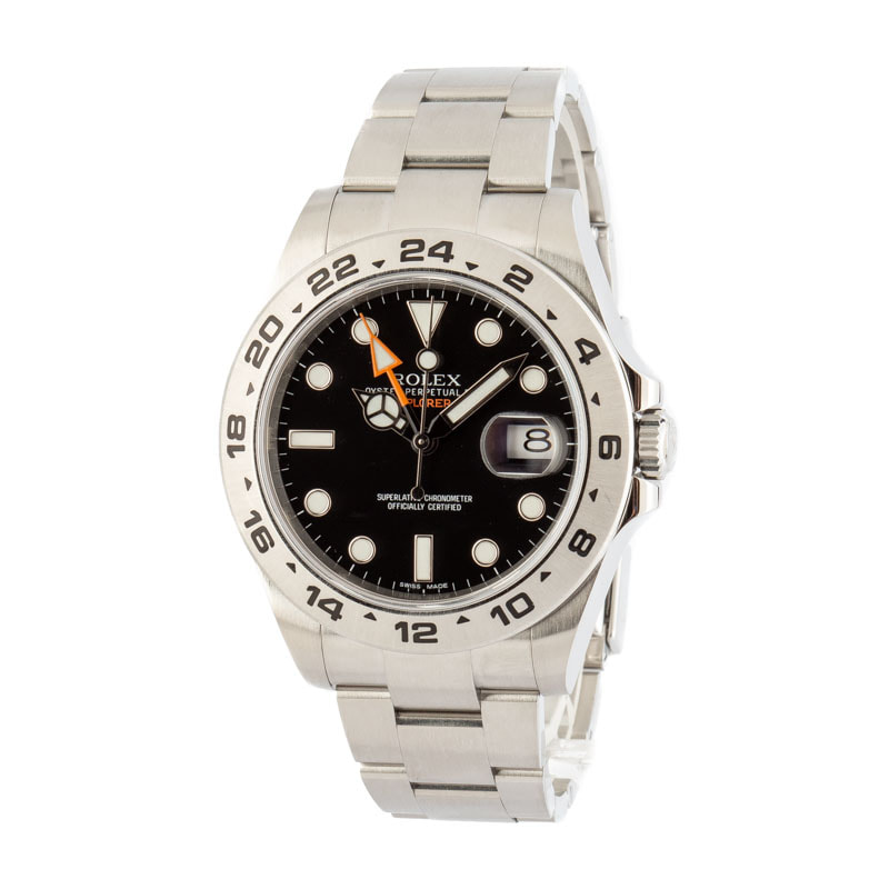 Rolex Explorer II Black Dial 216570 Stainless Steel