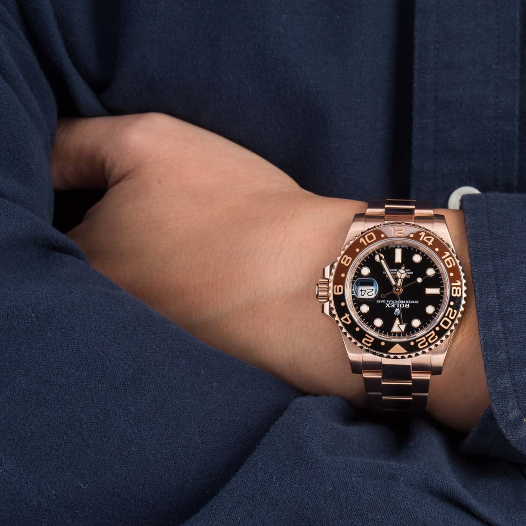 Rolex GMT Master II Everose 126715 Root Beer Model