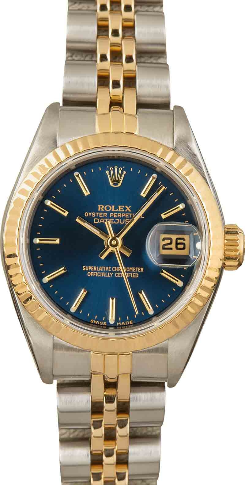 Buy Used Rolex Datejust 69173 | Bob's Watches - Sku: 162363