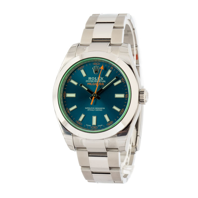 Rolex Milgauss Blue Dial 116400GV