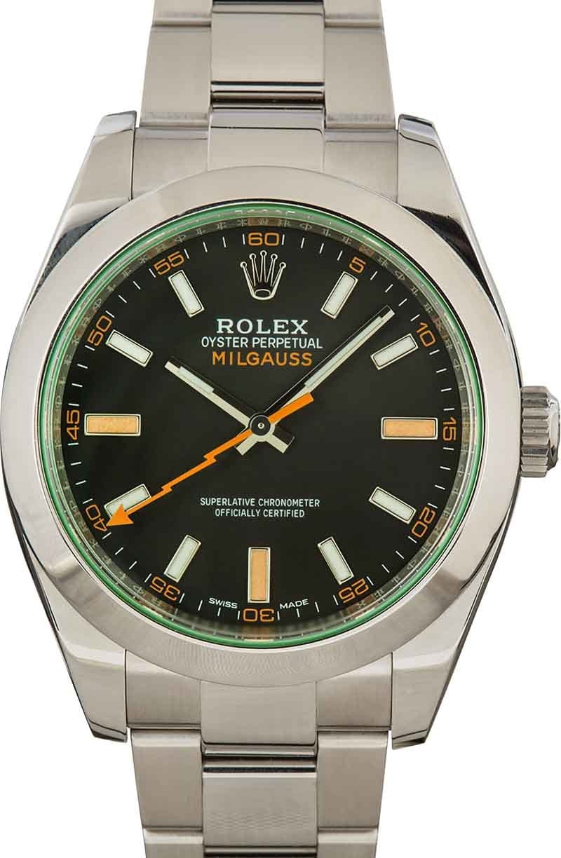 Rolex milgauss gold hot sale