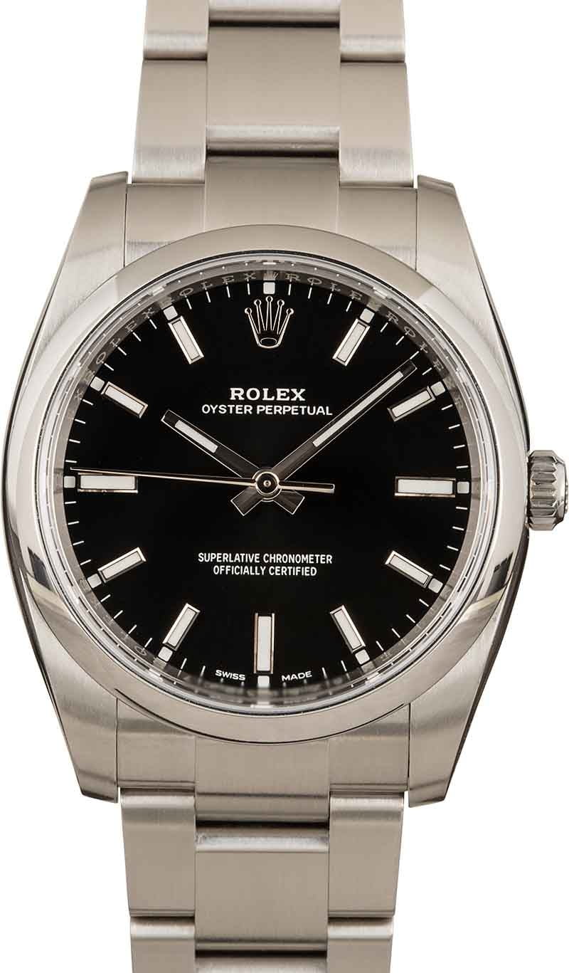 Buy Used Rolex Oyster Perpetual 114200 Bob s Watches Sku 154663