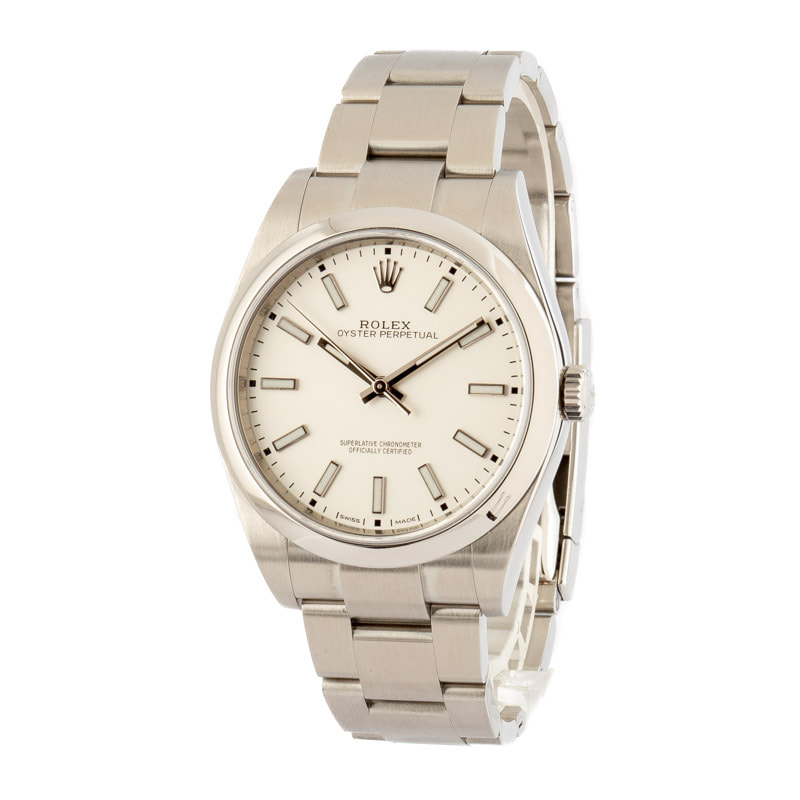 Rolex 114300 Oyster Perpetual White Dial