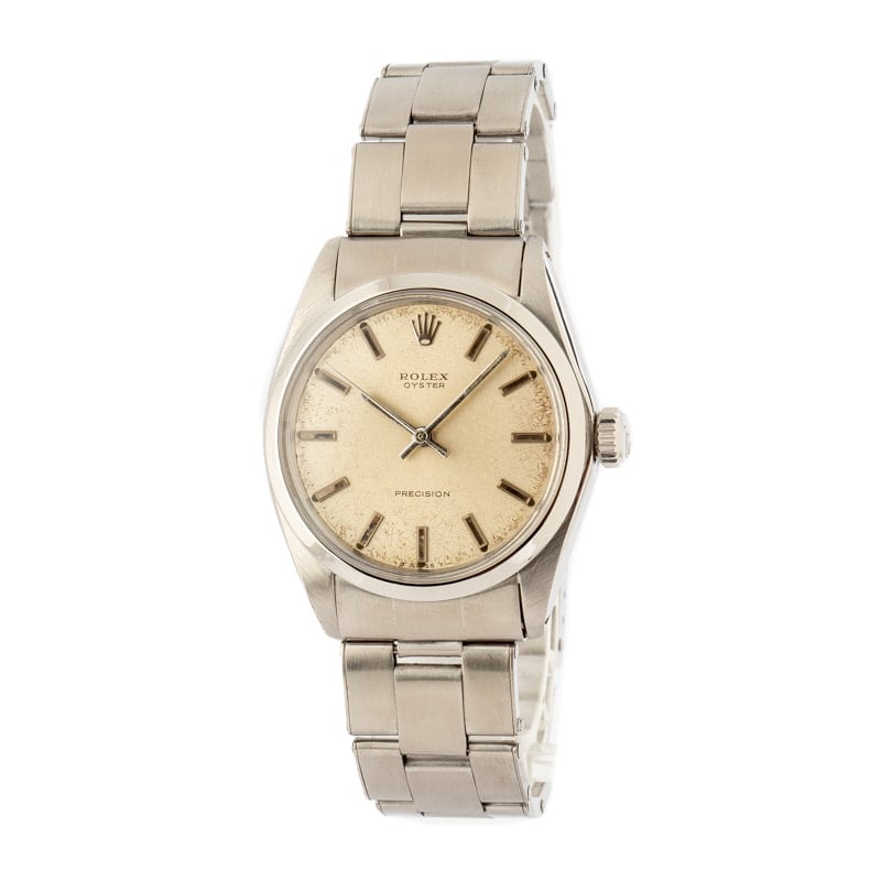 Rolex Oyster Precision 6426 Silver Index Dial