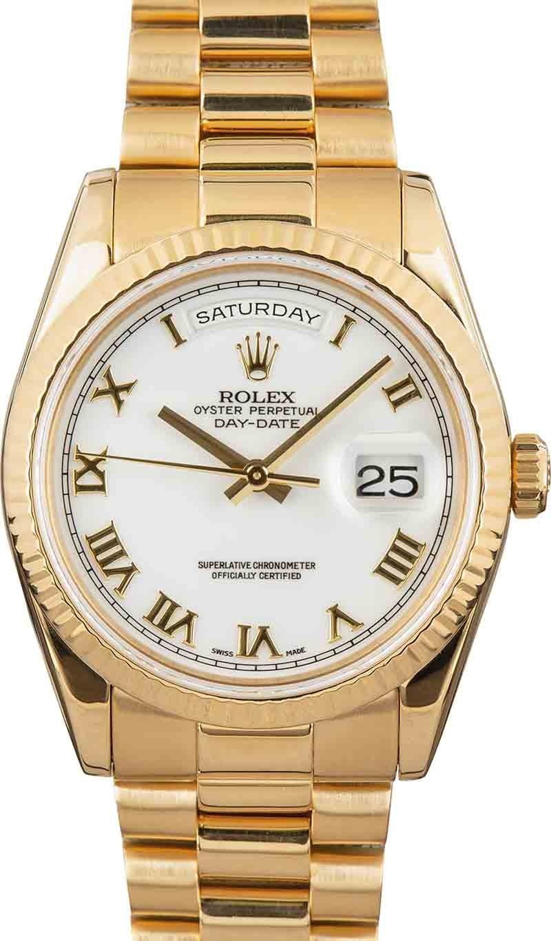 Buy Used Rolex President 118238 | Bob's Watches - Sku: 156933