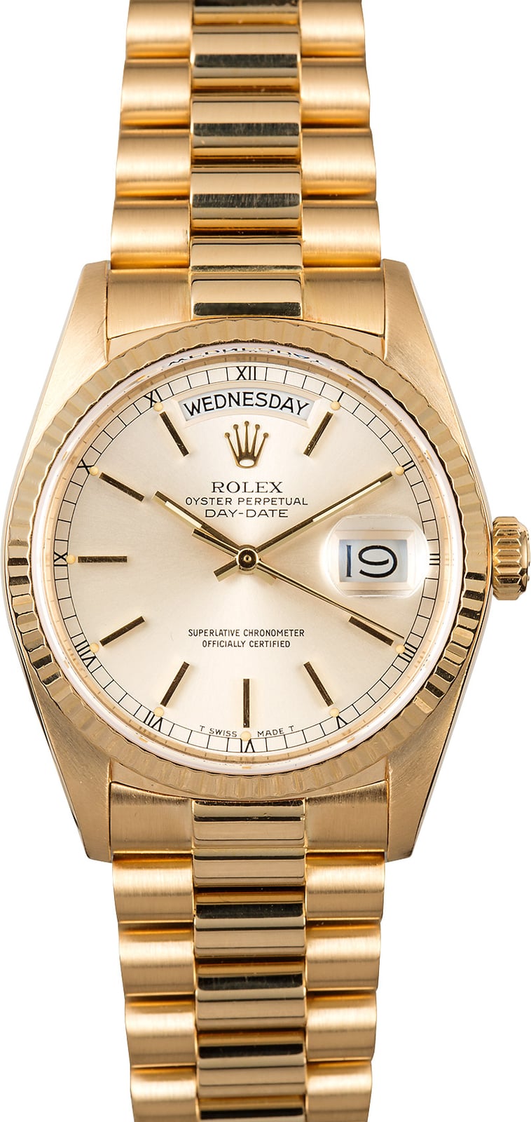 pre owned rolex presidential mens