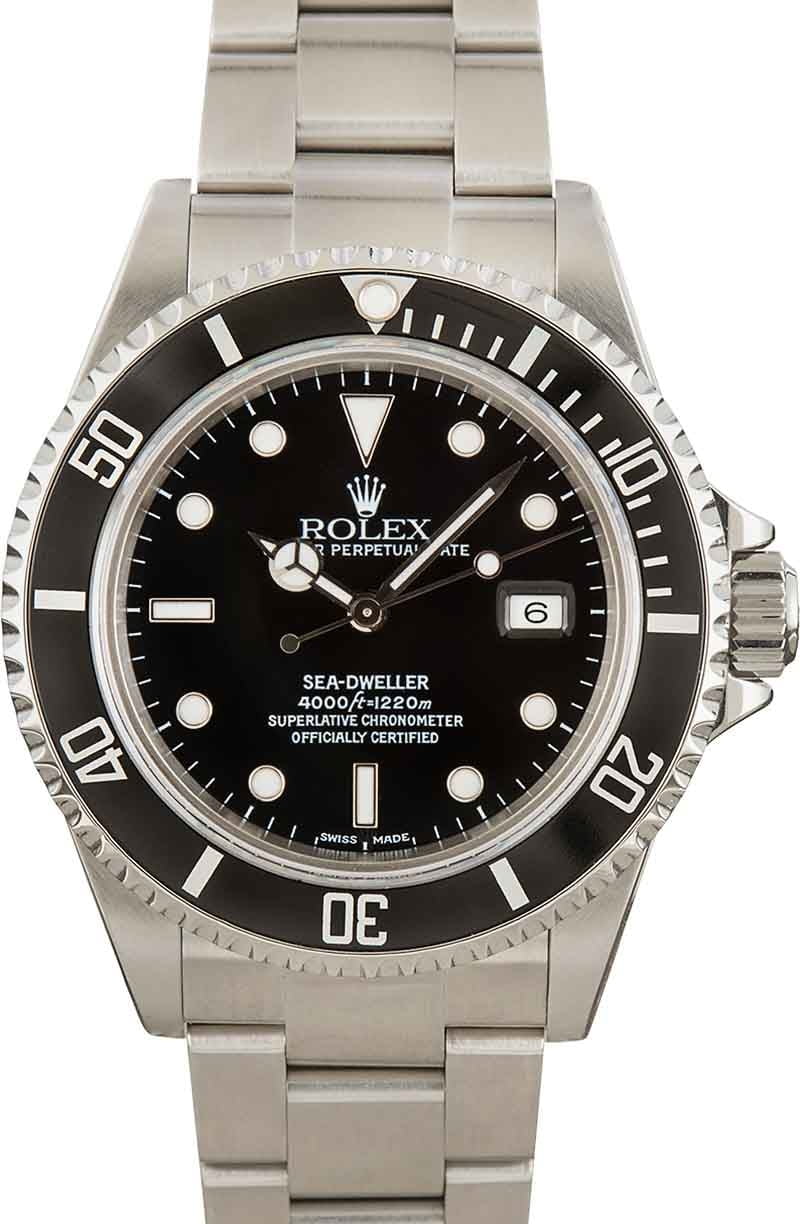 Buy Used Rolex Sea-Dweller 16600 | Bob's Watches - Sku: 156574