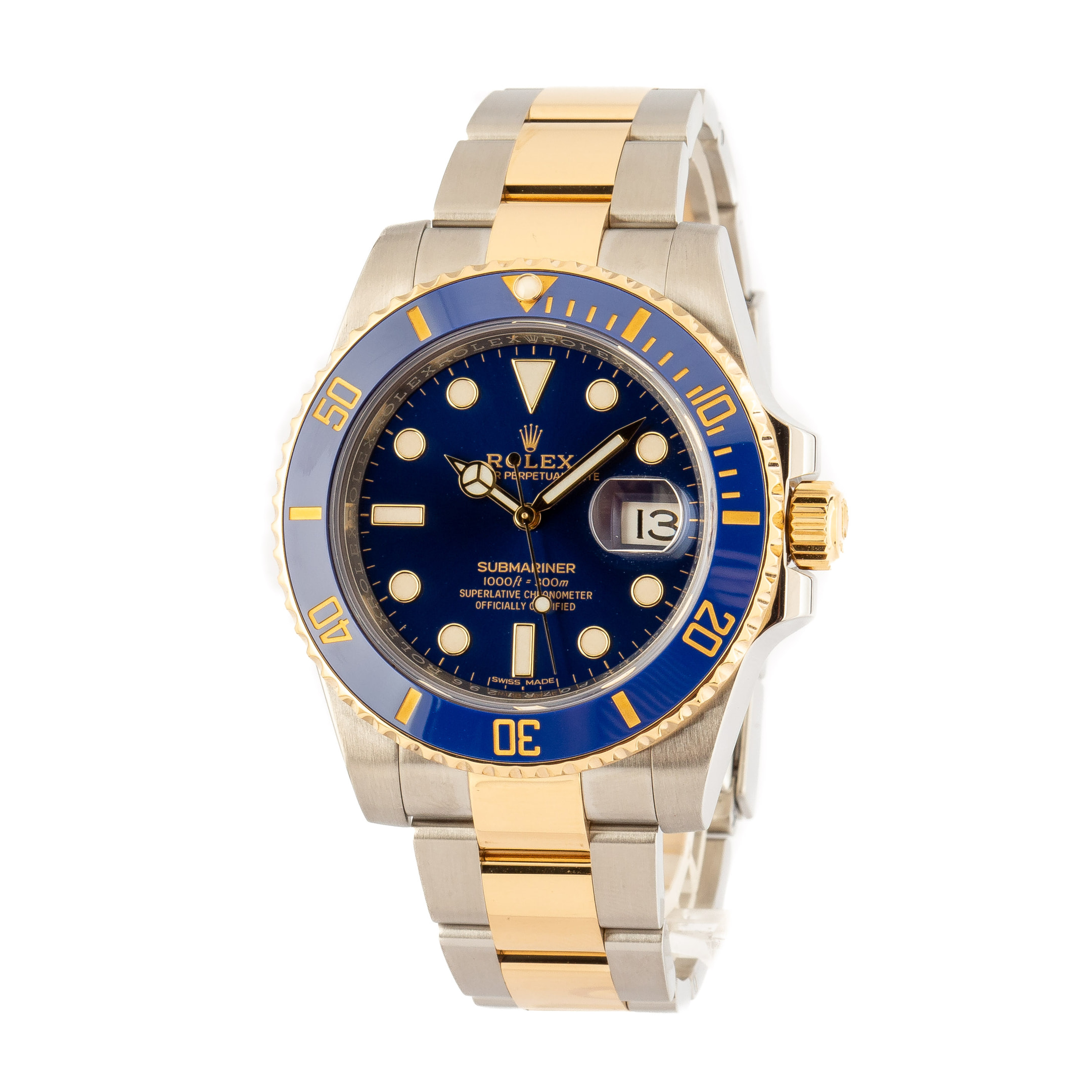 Rolex Submariner 116613 Blue Ceramic Bezel