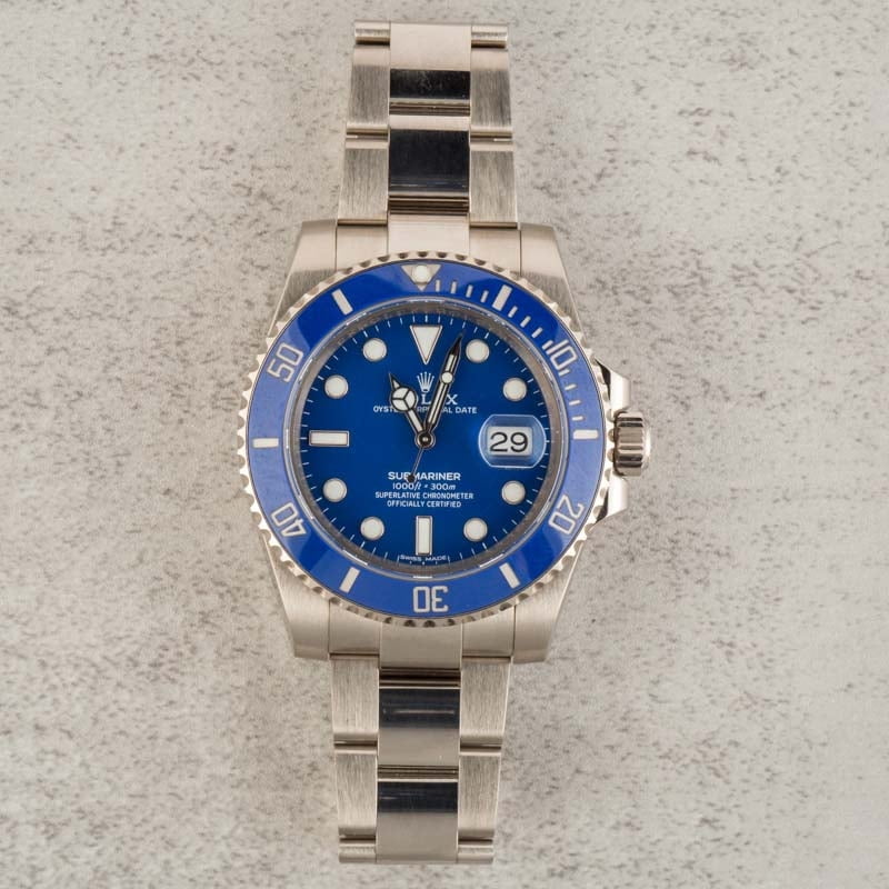 Buy Used Rolex Submariner 116619 | Bob's Watches - Sku: 156314