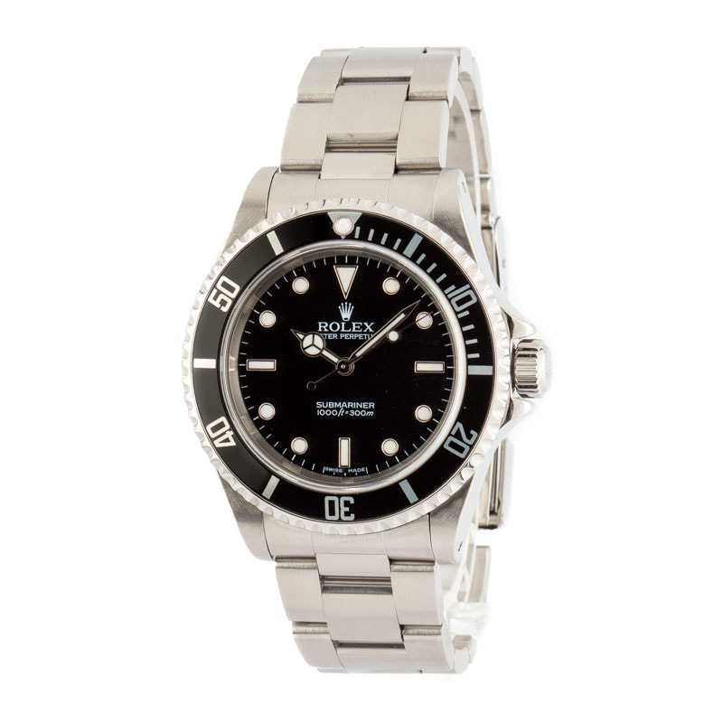 Mens Rolex Submariner 14060M No Date Dial