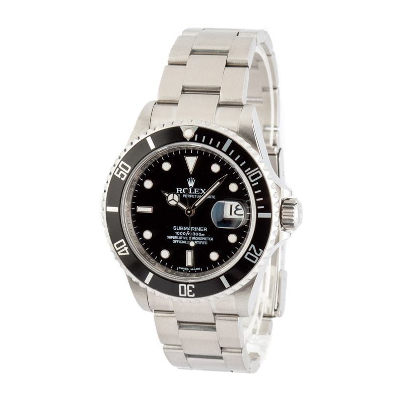 Rolex Submariner 16610 No Holes Case