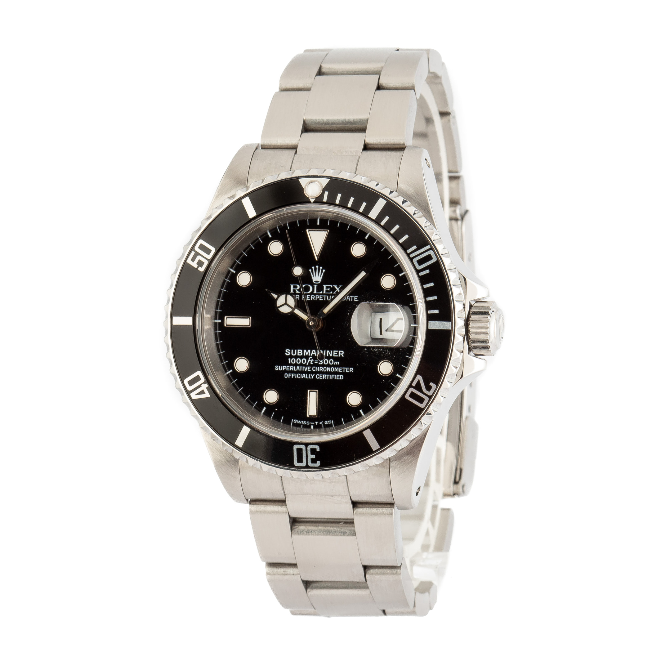 Pre-Owned Rolex Submariner 16610 Stainless Steel