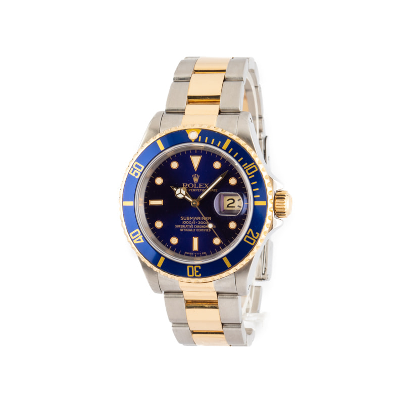 Rolex Submariner 16613 Blue Dial