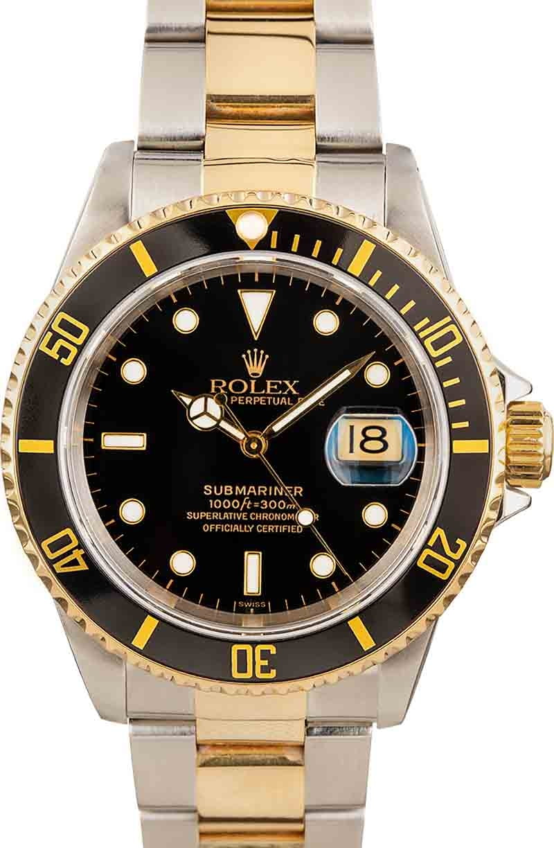 Buy Used Rolex Submariner 16613 | Bob's Watches - Sku: 154668