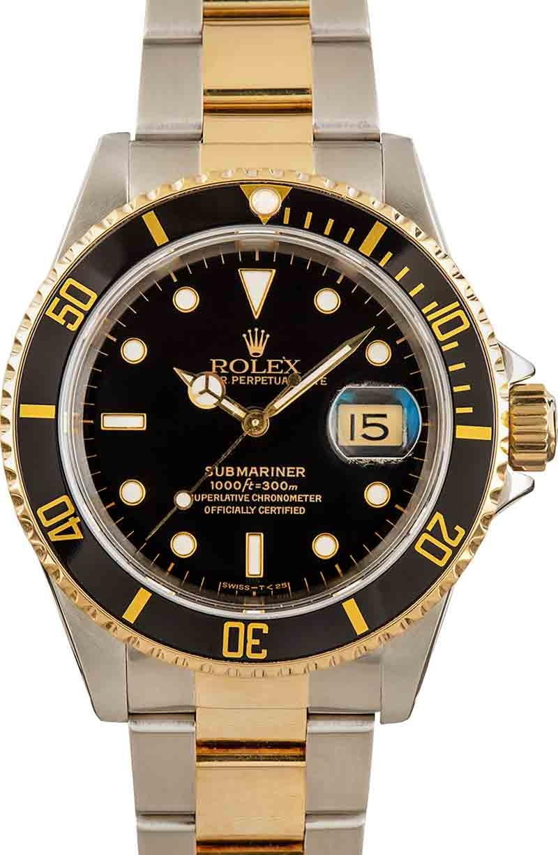 Buy Used Rolex Submariner 16613 | Bob's Watches - Sku: 156667