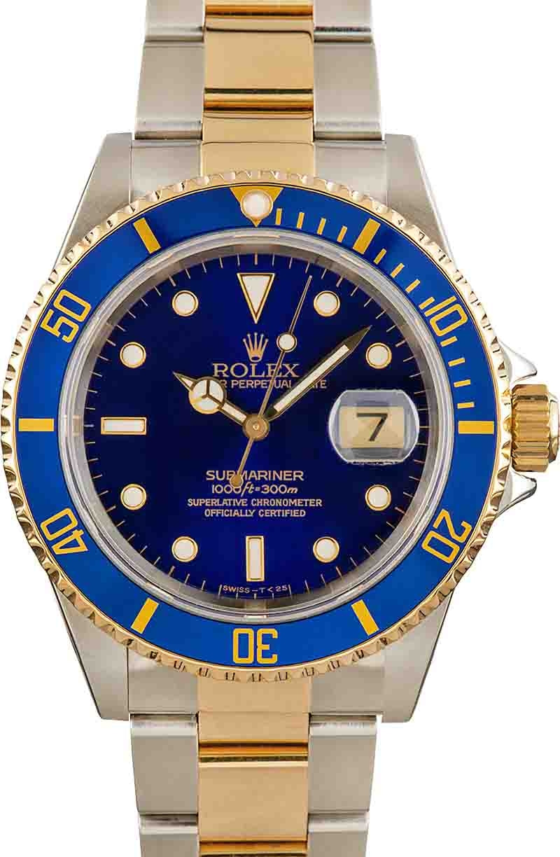 Buy Used Rolex Submariner 16613 | Bob's Watches - Sku: 159847 NAP