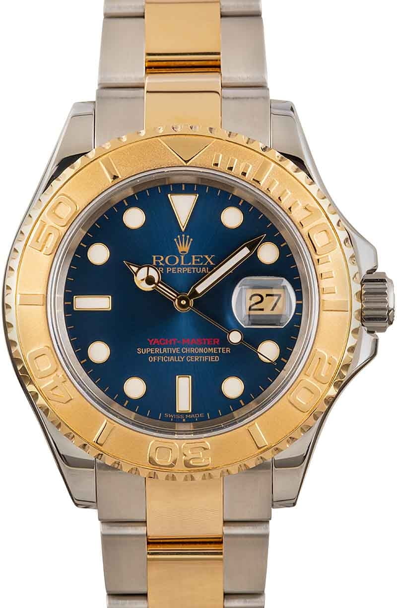 Rolex Yacht-Master Two-Tone 16623 Pre-owned Blue