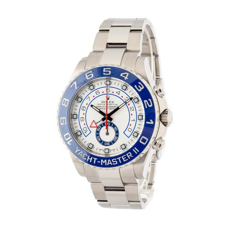 Rolex Yacht-Master II Ref 116680 White Dial