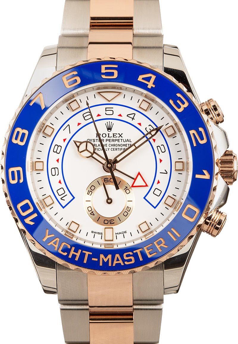 Rolex yacht master 2 gold clearance blue