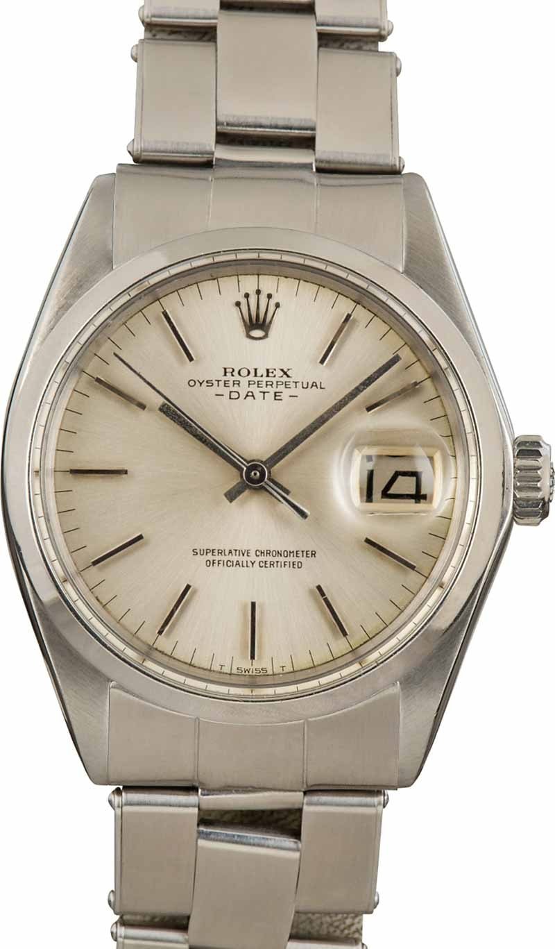 Buy Used Rolex Date 1500 Bob s Watches Sku 159704