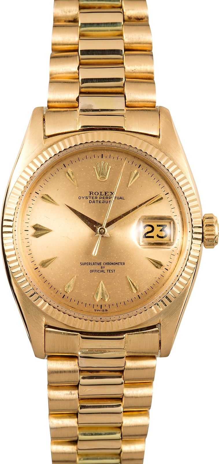 rolex classic gold watch