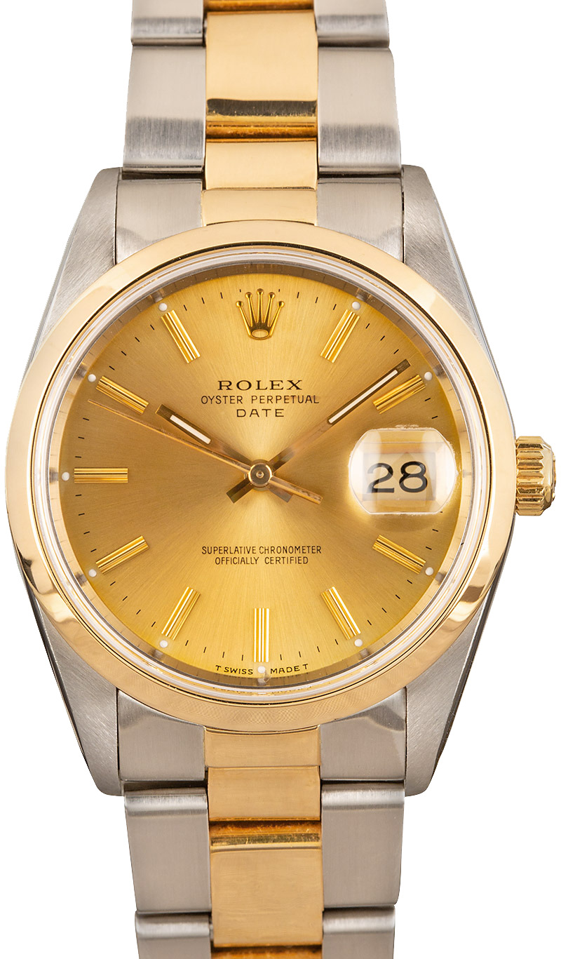 rolex day date roman numerals gold