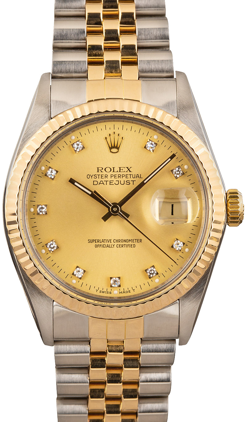 Buy Used Rolex Datejust 16013 | Bob's Watches - Sku: 149945 X