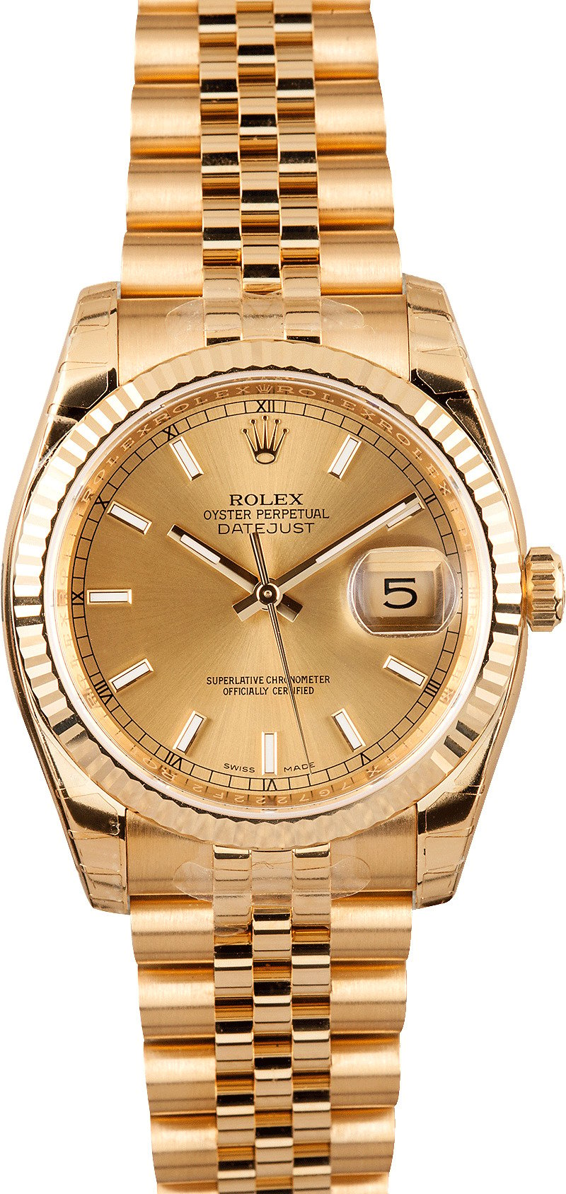 FS: Rolex 18k Gold Datejust 116238 