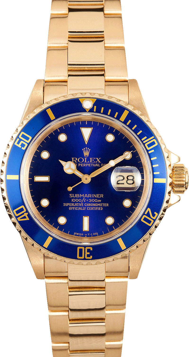 solid gold rolex submariner for sale