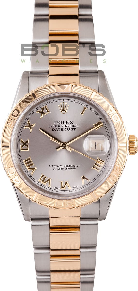 Rolex Datejust Slate Dial Steel 16263 - Low Prices at Bob's