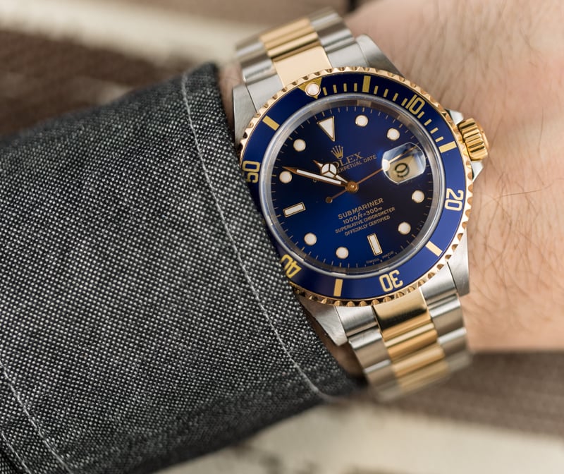 Rolex blue