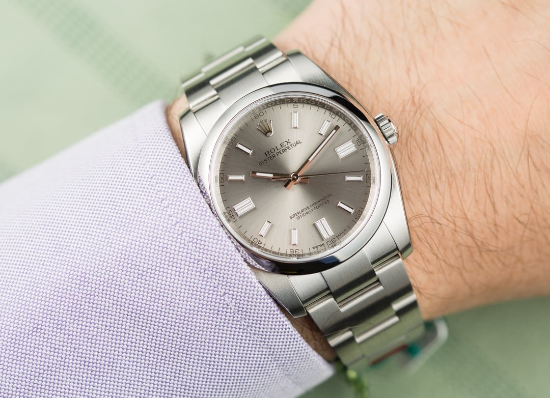 Rolex Oyster Perpetual 116000 Silver Dial