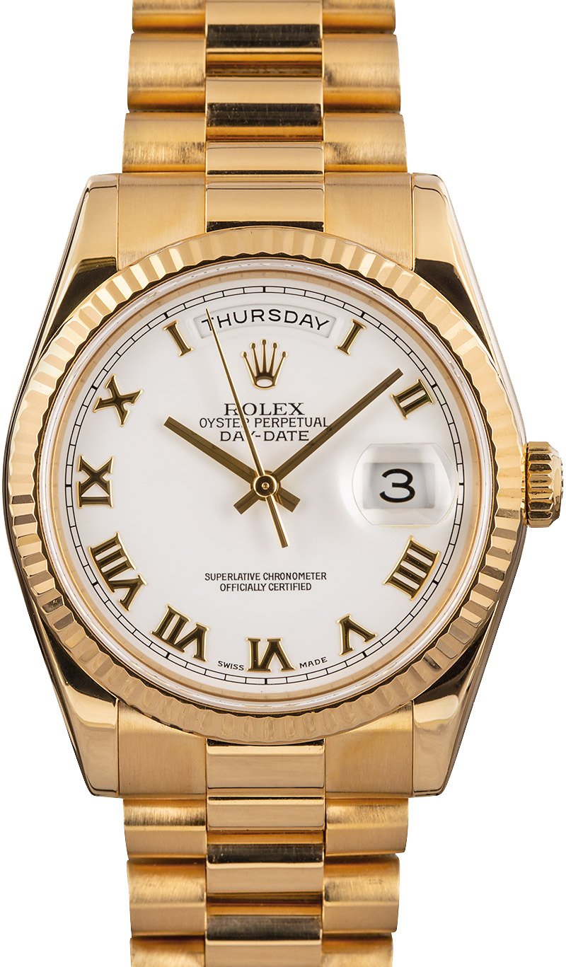 Buy Used Rolex President 118238 | Bob's Watches - Sku: 150486 x