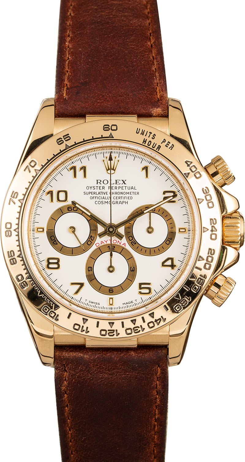 Rolex Daytona Leather Band at Bob's Watches - Buy at $16595.00