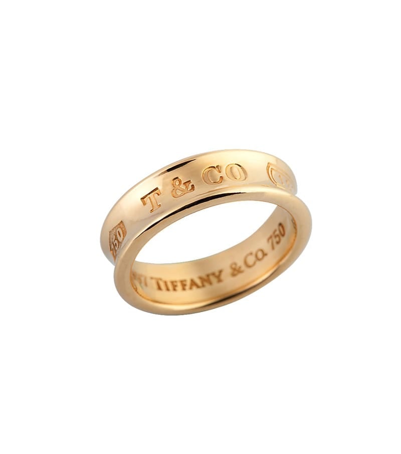 Tiffany & Co. 18k Yellow Gold Band Ring 1837