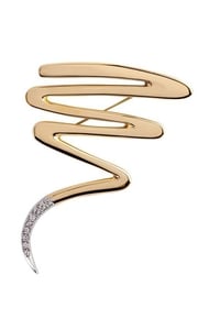 Tiffany Paloma Picasso Diamond Zig Zag Brooch Pin