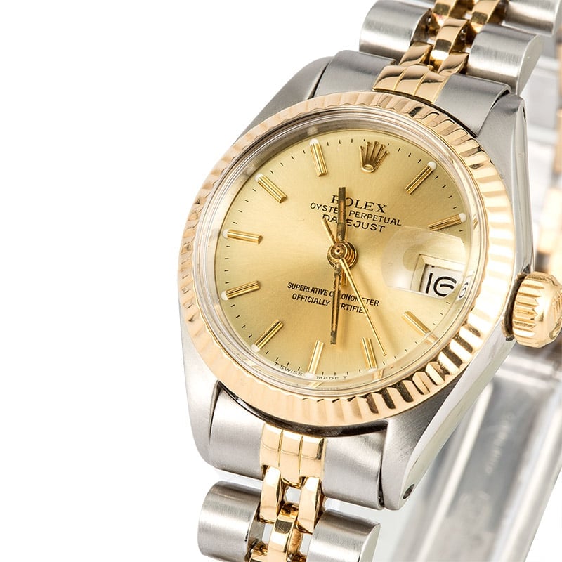 Rolex Vintage Ladies Date 6917 Champagne