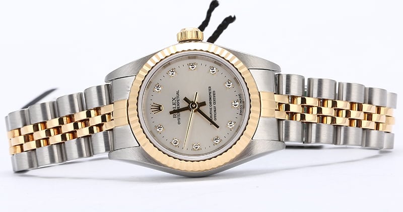 Rolex Lady Oyster Perpetual 76193 Diamonds