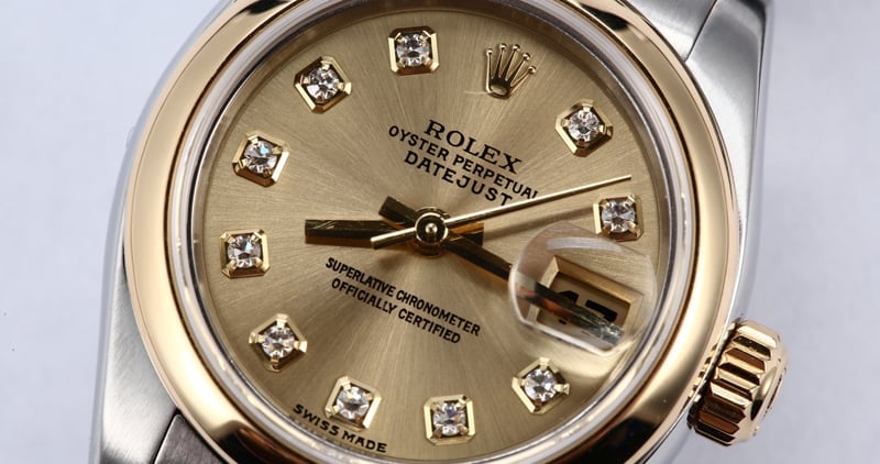 Women's Rolex Datejust 179163 Diamond Dial