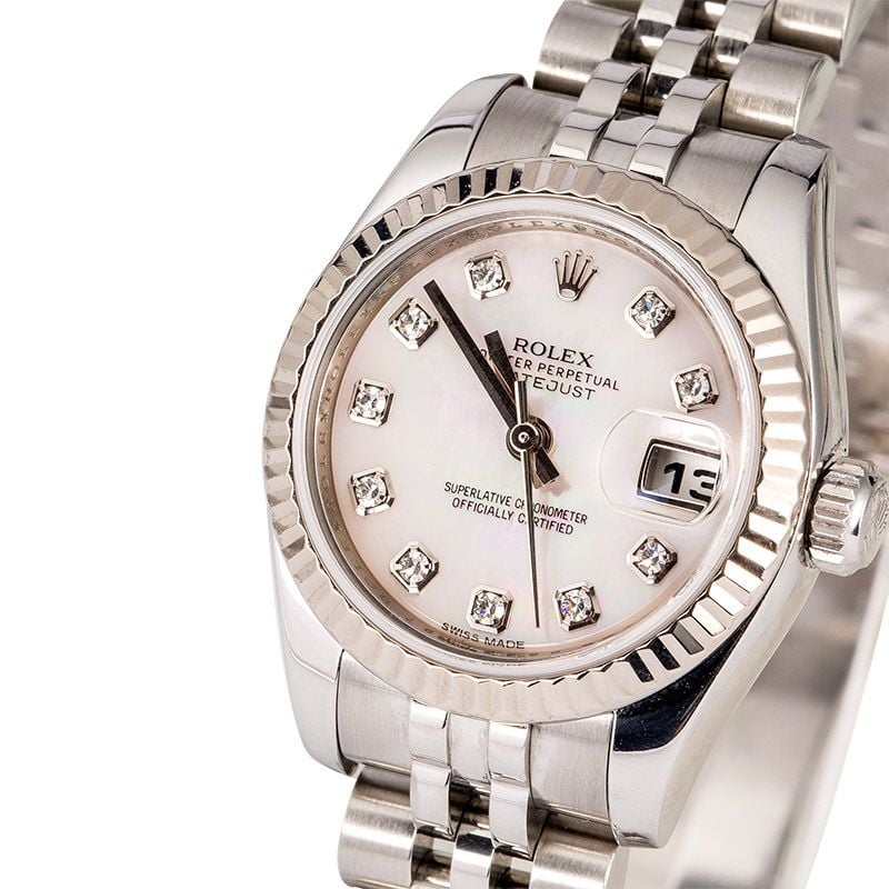 Rolex Ladies Datejust 179174 MOP Diamond