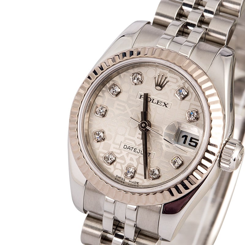 Lady Rolex Datejust Diamond Dial 179174